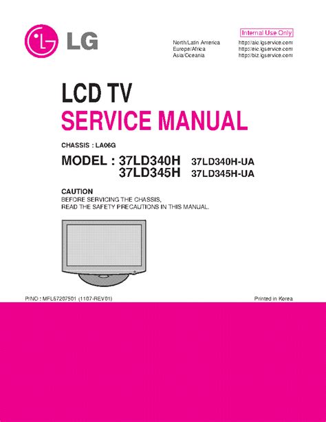 User manual LG 37LD340H (English 